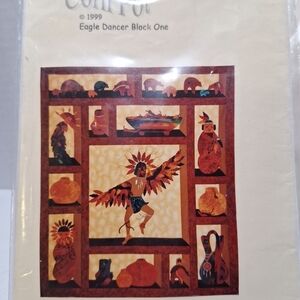 Arlene Walsh Designs Eagke Dancer Quilt Block Quilt Patterns 1-12 Southwestern